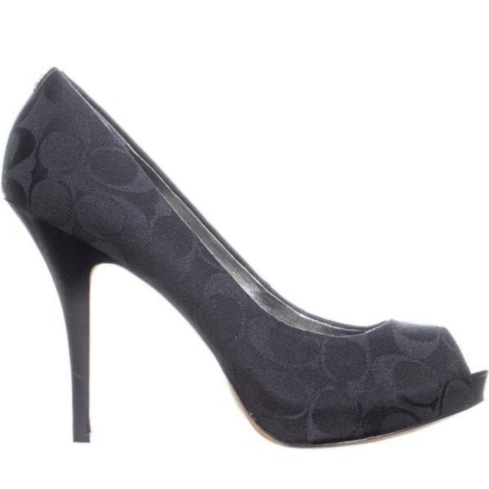 Coach Aldis Peep Toe High-heel Stilletosl - Picture 10 of 11